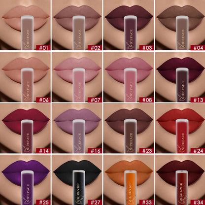 Liquid Lipsticks Waterproof Velvet Matte Lip Gloss