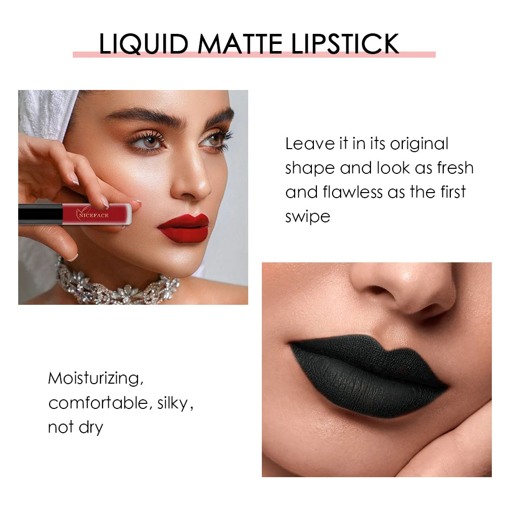 Liquid Lipsticks Waterproof Velvet Matte Lip Gloss