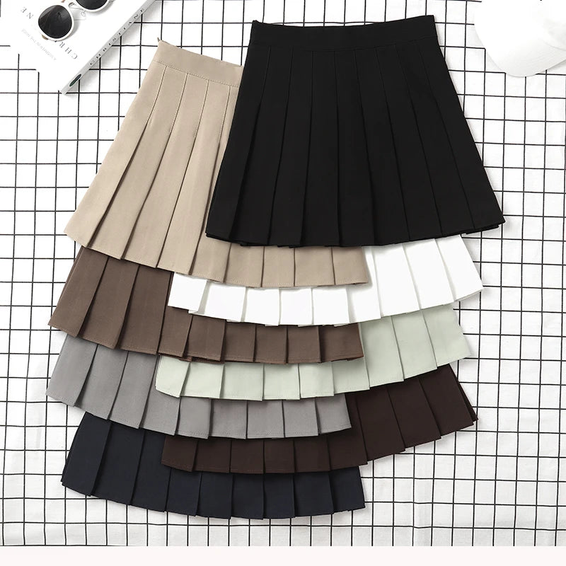 Brown Skirt Ladies 2024 Summer