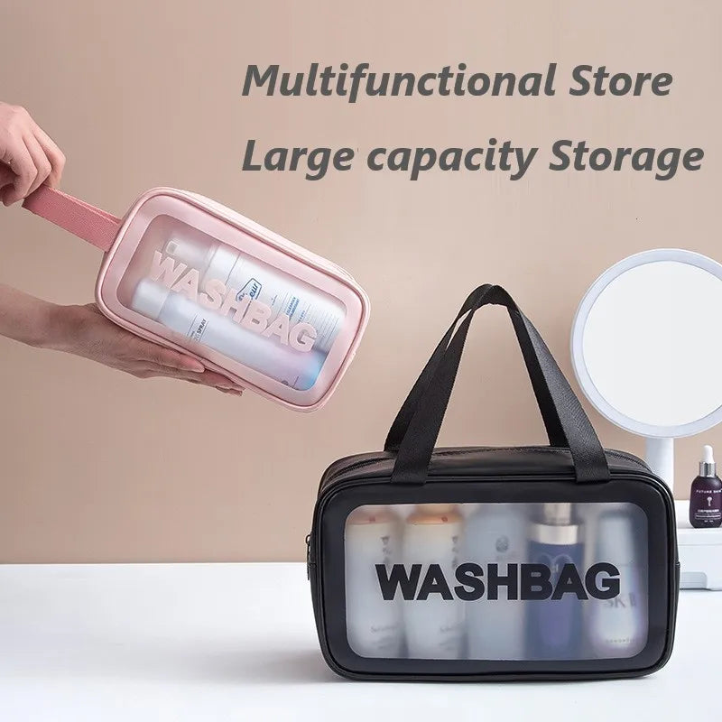 PU Women Travel Storage Bag Cosmetic Makeup Bag