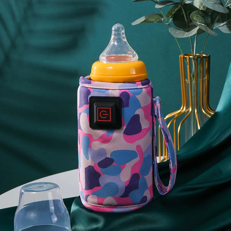 USB Milk Water Warmer Travel Baby  Bottle Heater Safe Kids