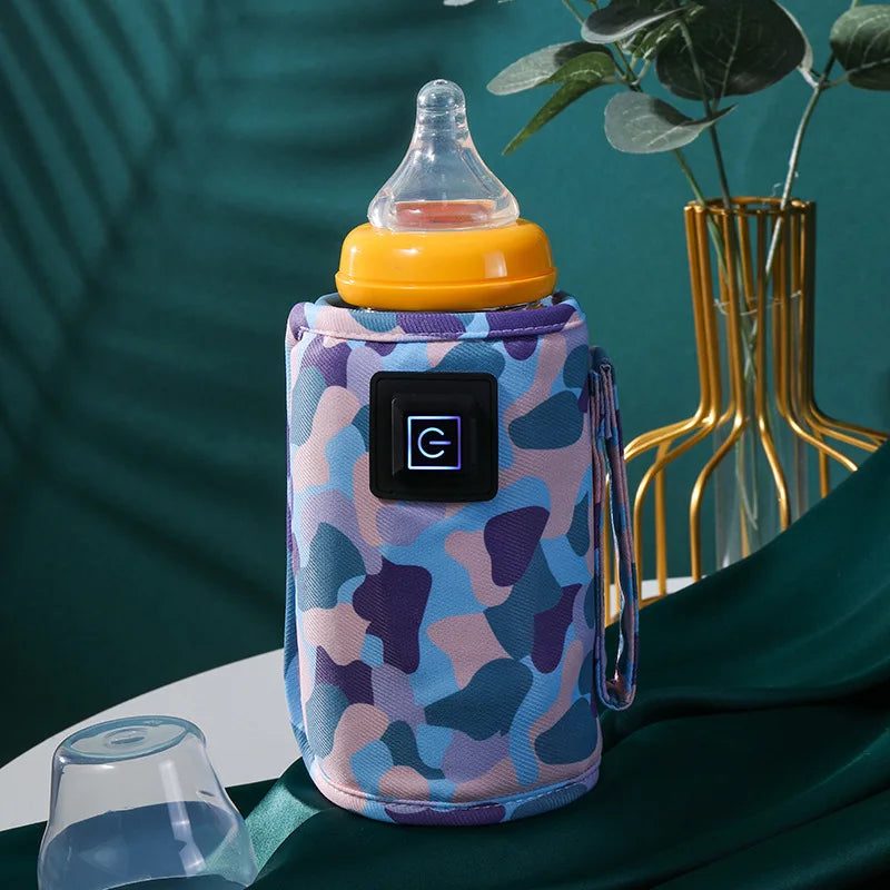 USB Milk Water Warmer Travel Baby  Bottle Heater Safe Kids