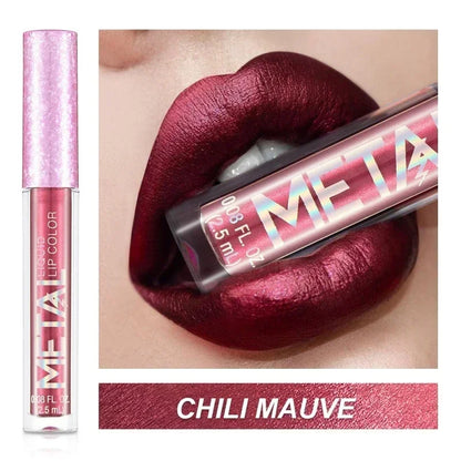 Metallic Matte Liquid Lipstick Waterproof