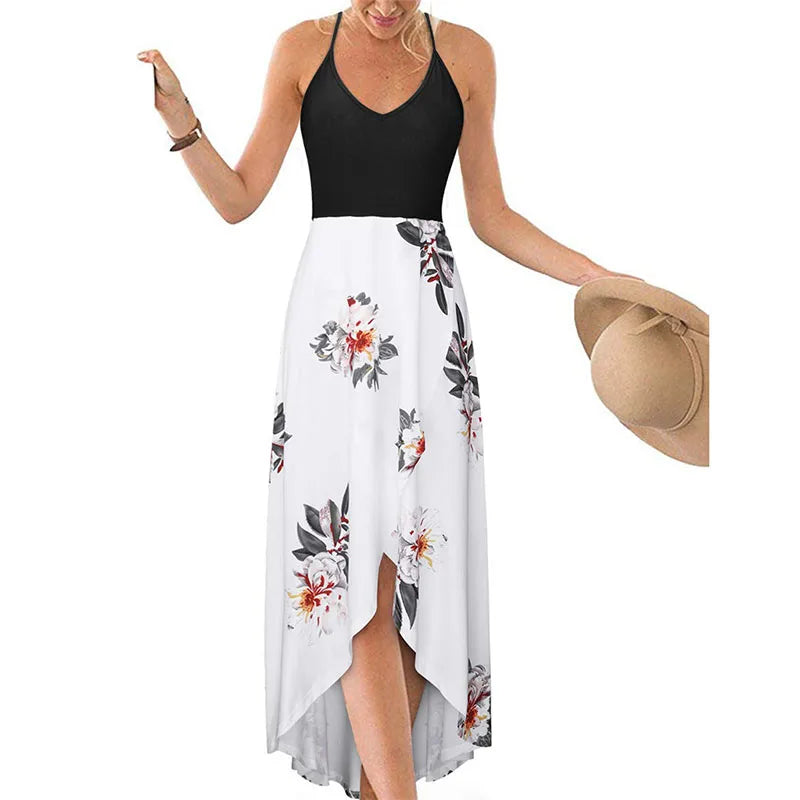 Casual Printed Summer Long Dress